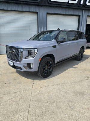 Custom printed wrap on a 2024 Denali