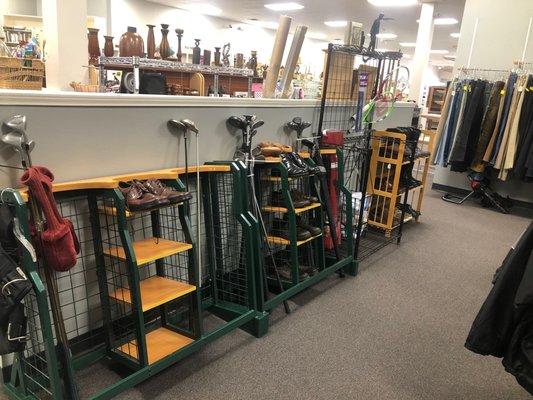 Sporting goods at Angels' Attic