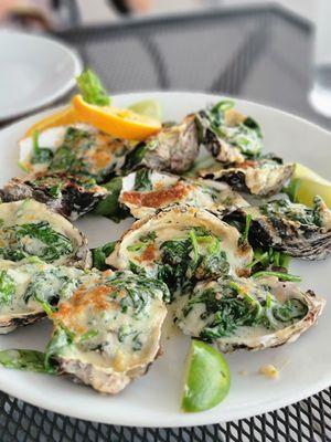 Oysters Rockefeller. Only good dish we had.