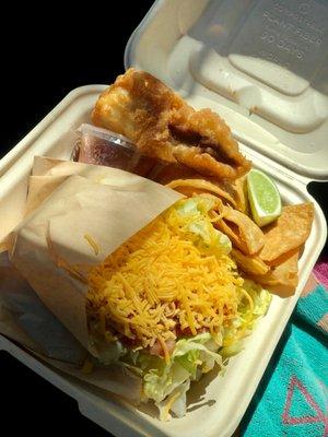 Trop Taco w/Crispy Beer Battered Fried Fish