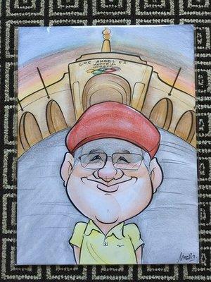 9/19/2017 - A Sea Rebel at the L.A. Coliseum (drawn by Mario)