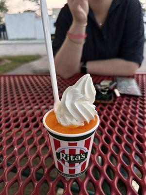 Gelati with Florida Orange and Vanilla