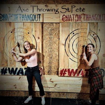 Hatchet Hangout Axe Throwing St Pete Ladies Night