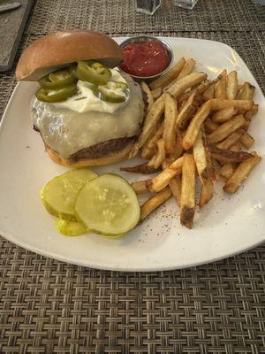 Jalapeño burger