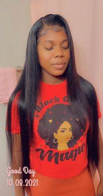 Lace wig installation