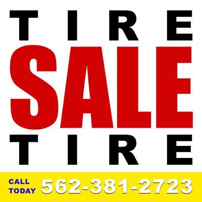 Big Tire Sale in Downey, CA Call Today: 562-381-2723 12150 Paramount Boulevard, Downey, CA 90242 http://velascoautoservice.com