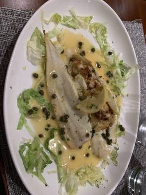 Flounder with stuffed crab