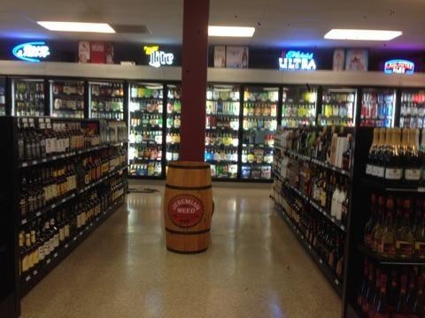 Wine, soda, beer area