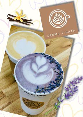 Vanilla Latte Lavender Latte