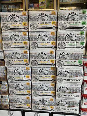 Mountains of White Claw variety packs 1 & 2