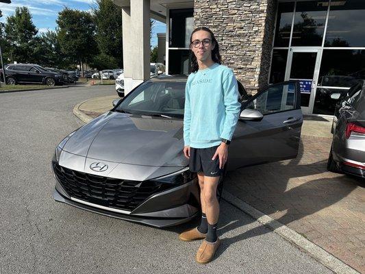 Me and the car i bought from the dealer!