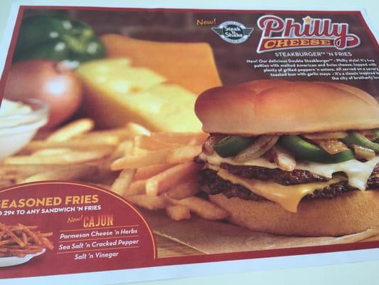 Philly Cheese Steak Burger and Fries is a must try!!!!