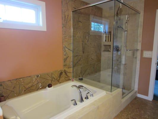 Marble Master bath