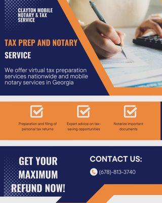 Tax Preparation Service 678-813-3740