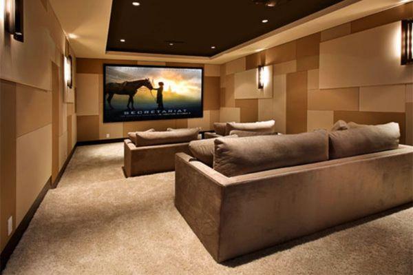 Home theater installation and home audio system setup.