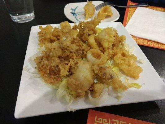 Fried squid