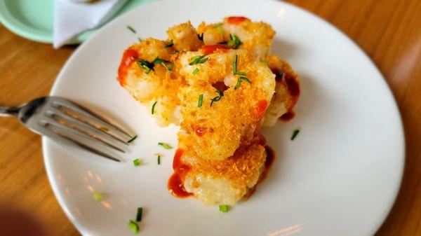 Crunchy, Creamy Chili-Garlic Prawns