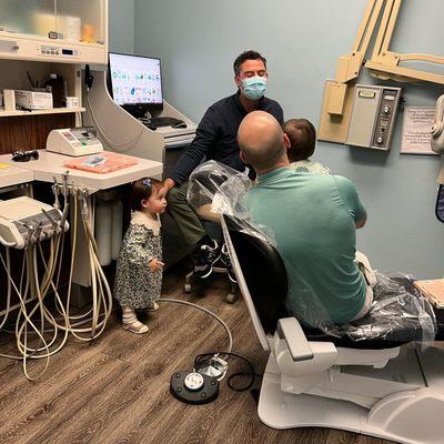 When should I schedule my child's first dental checkup?
As soon as the first tooth comes out.