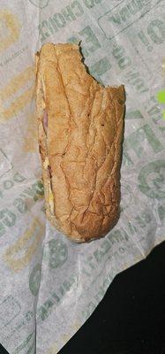 Bread super wrinkled.. stale