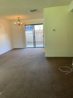 Clean living room