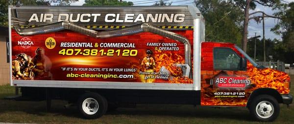 duct cleaning box truck