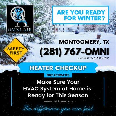 Best HVAC Maintenance Plan in Montgomery TX - (281) 767-OMNI