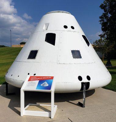 Apollo Command Module at Armstrong Air and Space Museum