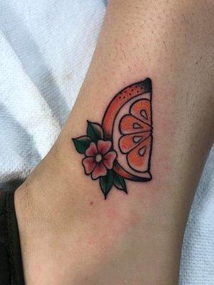 Colored tattoo