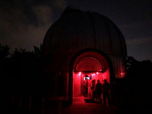 Observatory at night