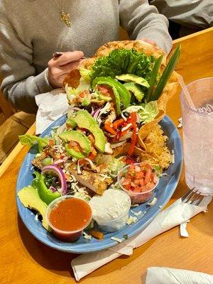 Taco salad, so beautiful!