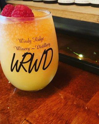 Wine slushies made with our very own wine