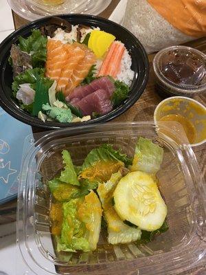 Chirashi Lunch (with salad)