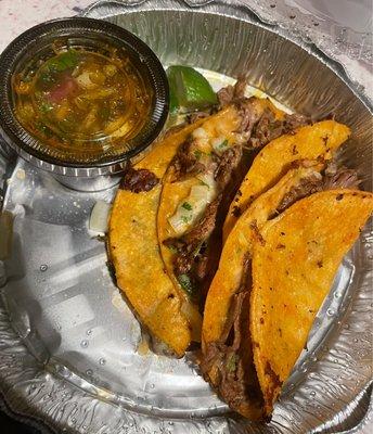 Birria tacos