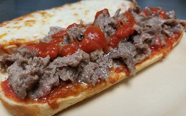 Pizza Cheese Steak Sub