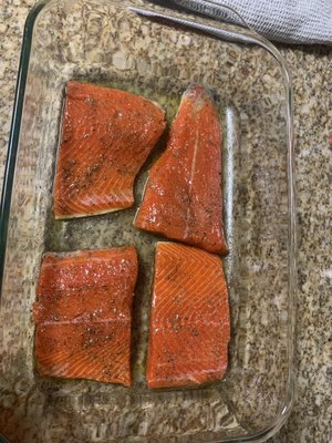 Wild caught salmon