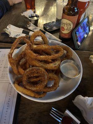 Onion Rings, excellent!! Must order.