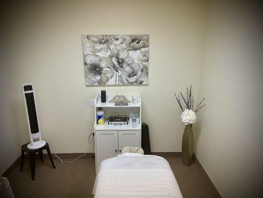 One of the treatment areas.