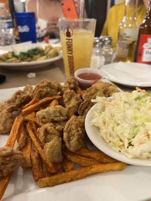 Fried oysters