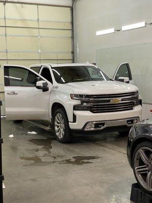 2021 Silverado getting tint and power steps