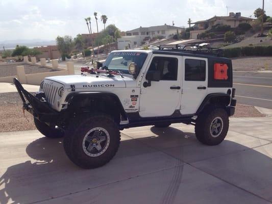 2014 Jeep Jk Rubicon, all work done by Accurate Auto