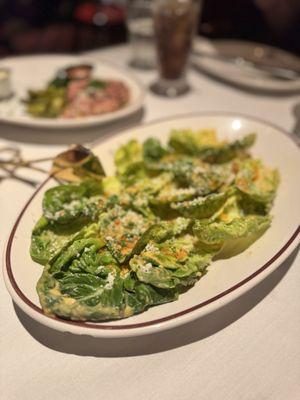 Spicy Caesar salad