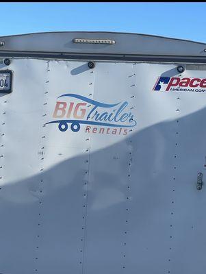 Your logo and your faulty trailer.