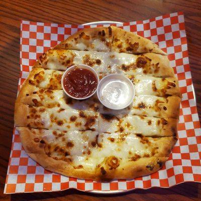 Pizza Bones with cheese