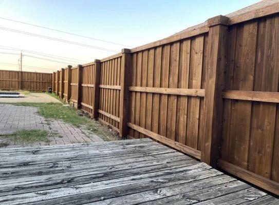 Fence we built