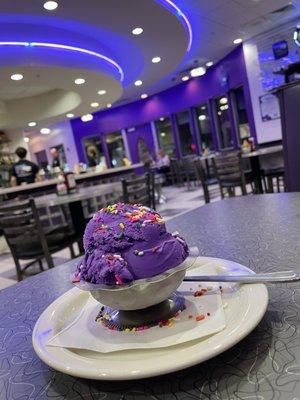 Scoop Purple Vanilla w/ Sprinkles