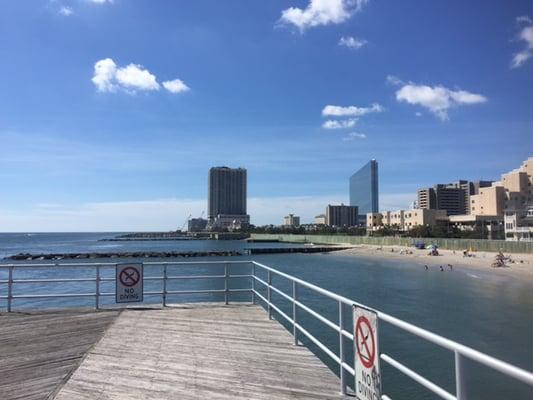 View from bike path