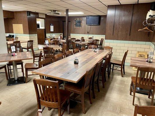 Family dining area