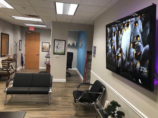 Reception area at King Health Center