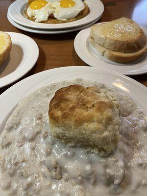 Biscuits and gravy