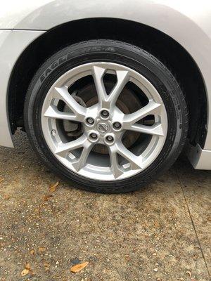 This is when we finish with your rims so fresh and so clean mobile auto detailing